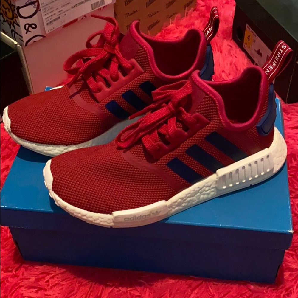 Adidas NMD pink blue worn twice